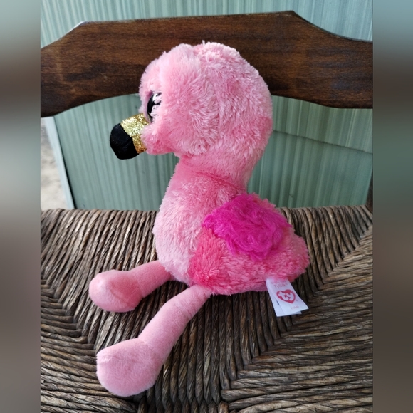 โTY beanie boo Pink flamingo Gilda 8.5in - Picture 4 of 13